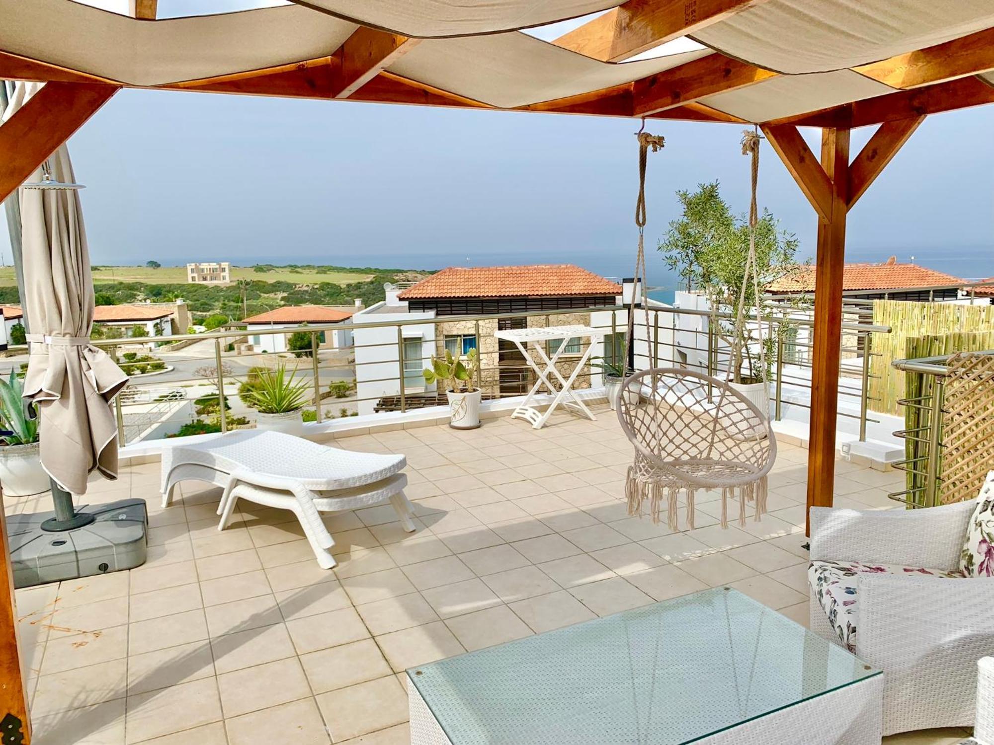 Boho Bay Apartment Akanthou Rum bild