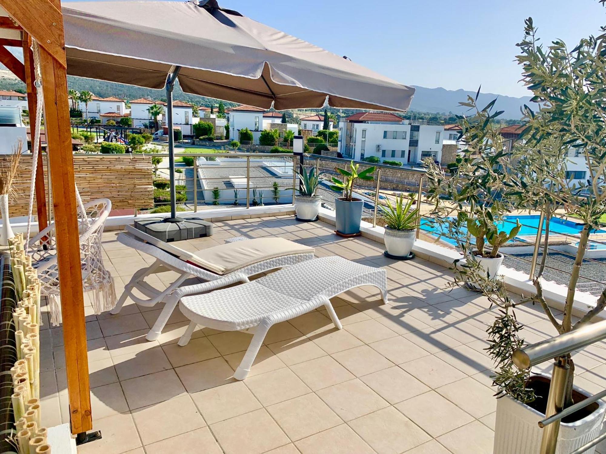 Boho Bay Apartment Akanthou Rum bild