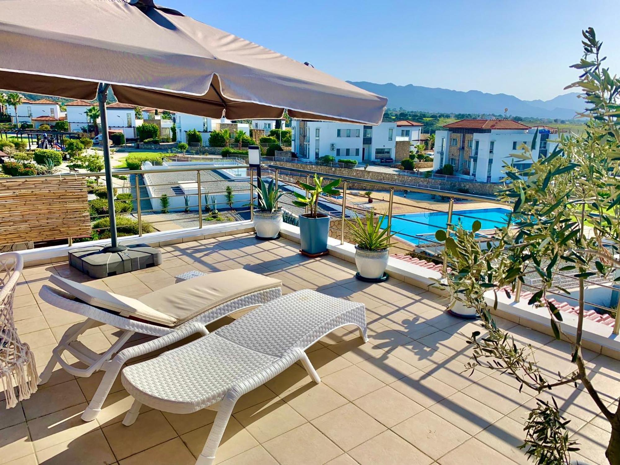 Boho Bay Apartment Akanthou Rum bild